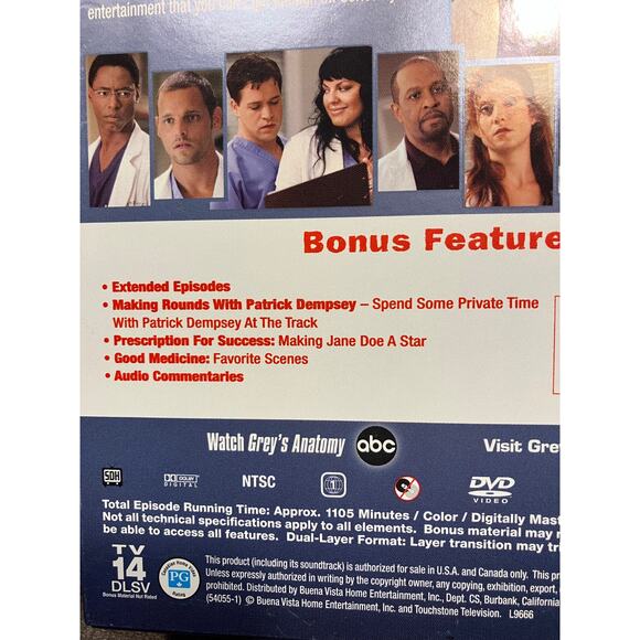 Grey's Anatomy: The Complete Third Season Extended‎ Episodes DVD Set - Picture 11 of 11